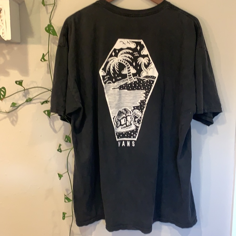Vans skull beach tahirt